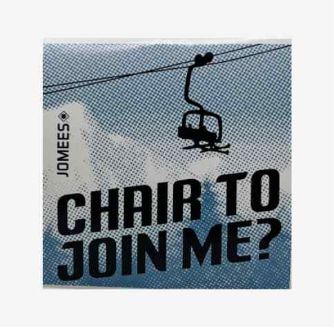 Stickers - Chair to Join Me Ice & White