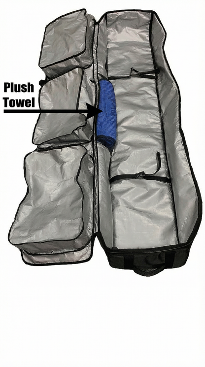 Jomees Double Padded Waterproof Roller Ski Bag