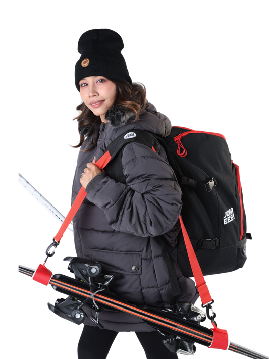 Jomees Padded Boot and Helmet Bag Black & Red